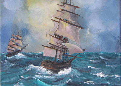 Sailing ship art